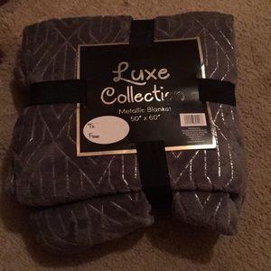 50”x60” dark gray blanket